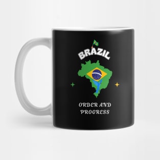 Brazilian Pride, Order and Progress Mug
